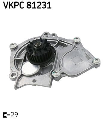 SKF Wasserpumpe, Motorkühlung (VKPC 81231) Thumbnail